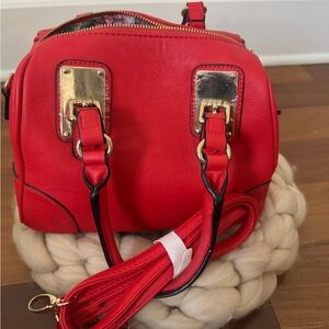 Elegant Red Women's Handbag